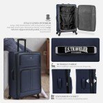 U.S. Traveler Anzio Teal Expandable Spinner Luggage