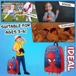 Marvel Spiderman Foldable Kid's Trolley Suitcase