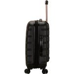Pink Expandable Hardside Spinner Luggage by Rockland