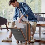 Lightweight 20-Inch Carry-On Luggage with USB Port