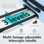 Light Blue 21" Hard Shell Carry On Suitcase