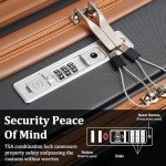 Lightweight 20-Inch Carry-On Luggage with USB Port