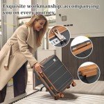 Lightweight 20-Inch Carry-On Luggage with USB Port