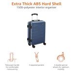 Navy Blue 20-Inch Hardside Carry-On Spinner Luggage