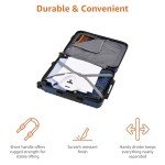 Navy Blue 20-Inch Hardside Carry-On Spinner Luggage