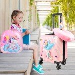 Unicorn Kids Luggage Set - 5 Piece Spinner