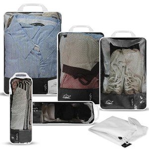 Wanderly Gear Compression Packing Cubes Set – 6 Pieces