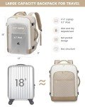 LOVEVOOK Waterproof Travel Backpack with Packing Cubes