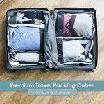 Wanderly Gear Compression Packing Cubes Set – 6 Pieces