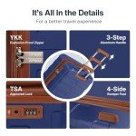 3-Piece Lightweight Expandable Hardside Luggage Set