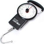 Mechanical Luggage Scale with Built-In Tape Measure