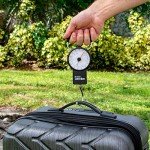Mechanical Luggage Scale with Built-In Tape Measure