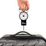 Mechanical Luggage Scale with Built-In Tape Measure