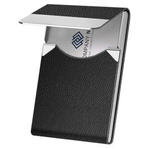 DMFLY Slim PU Leather Business Card Holder
