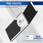 DMFLY Slim PU Leather Business Card Holder