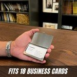 Slim Stainless Steel Business Card Holder for Everyone