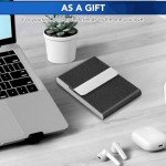 DMFLY Slim PU Leather Business Card Holder