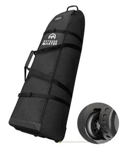 OutdoorMaster Waterproof Golf Travel Bag with Wheels