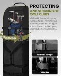 OutdoorMaster Waterproof Golf Travel Bag with Wheels
