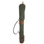 Tourbon Vintage Canvas and Leather Golf Bag