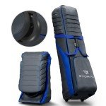 Evomax Rolling Golf Travel Bag - 1680D Nylon