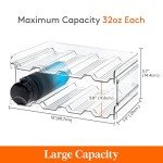 Water Bottle Organizer for Cabinets and Fridge