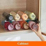 Water Bottle Organizer for Cabinets and Fridge