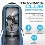 Evomax Rolling Golf Travel Bag - 1680D Nylon
