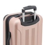 Chicago Rose Gold Hardside Spinner Luggage Set