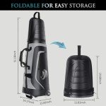 Lightweight Golf Travel Bag with Wheels & Hard Case