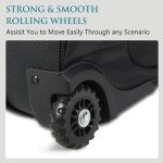 Lightweight Golf Travel Bag with Wheels & Hard Case