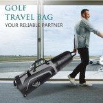 Lightweight Golf Travel Bag with Wheels & Hard Case