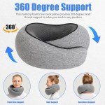 Cute Chocolate Memory Foam Travel Neck Pillow