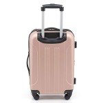 Chicago Rose Gold Hardside Spinner Luggage Set