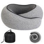 Cute Chocolate Memory Foam Travel Neck Pillow