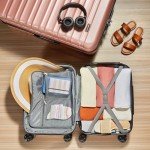 Rose Gold Hardshell 2-Piece Luggage Set