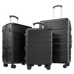 3-Piece Expandable Hard Shell Luggage Set