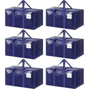 Extra Heavy Duty Moving Bags - 6 Pack