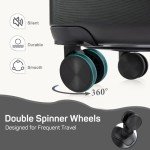 3-Piece Expandable Hard Shell Luggage Set