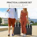 3-Piece Expandable Hard Shell Luggage Set