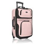 U.S. Traveler Rio Expandable Pink Carry-On Luggage