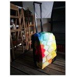 Flower Dragonfly Luggage Cover for 26-30 Inch Suitcases