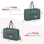 WANDF Foldable Water-Resistant Travel Duffel Bag