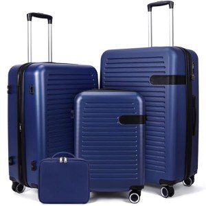 4-Piece Hardshell Luggage Set with Spinner Wheels