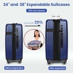 4-Piece Hardshell Luggage Set with Spinner Wheels