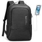 Men's Anti-Theft Business Backpack with USB Charger