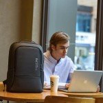 Men's Anti-Theft Business Backpack with USB Charger