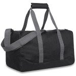 Black 30L Canvas Duffle Bag for Travel