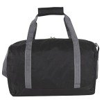 Black 30L Canvas Duffle Bag for Travel