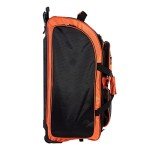 Bright Orange 30" Multi-Pocket Rolling Duffel Bag